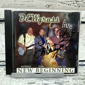 DEWgrass Live New Beginning [2005 CD] Autographed Bluegrass Gospel Music‎